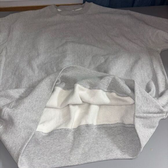 Champion Mens Reverse Weave Crewneck Sweatshirt grey size large - Picture 10 of 11